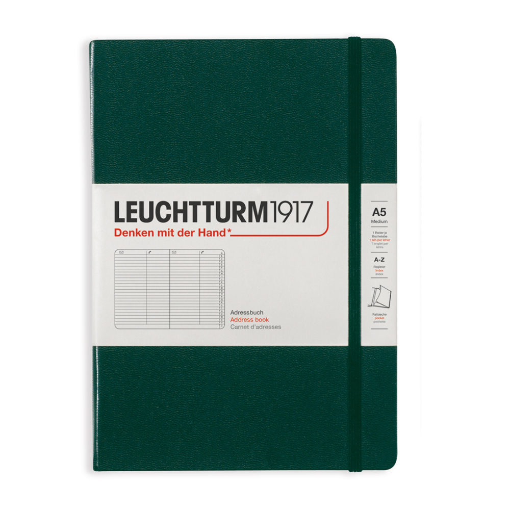 Leuchtturm1917 Address Book Medium A5 Hardcover